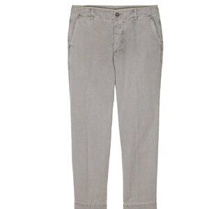 James Perse Tapered Leg Canvas Trousers in Grey